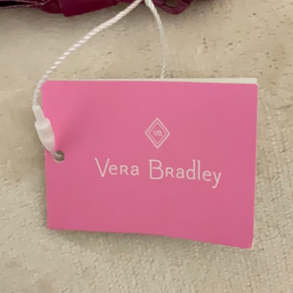 NWT Vera Bradley Compact Organizer Majestic Magenta with Front Zippered Pocket - Picture 5 of 8